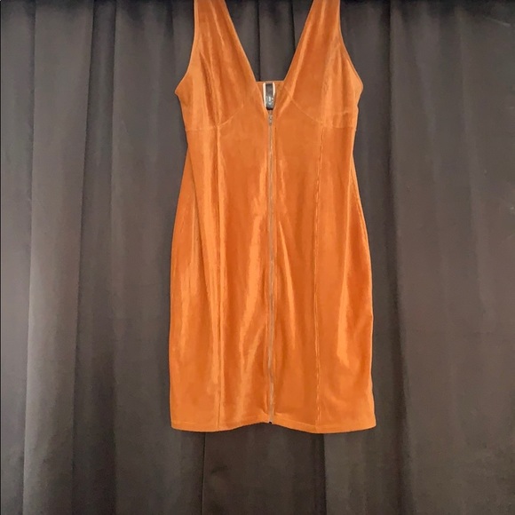 Mustard Midi Dress - Picture 1 of 2